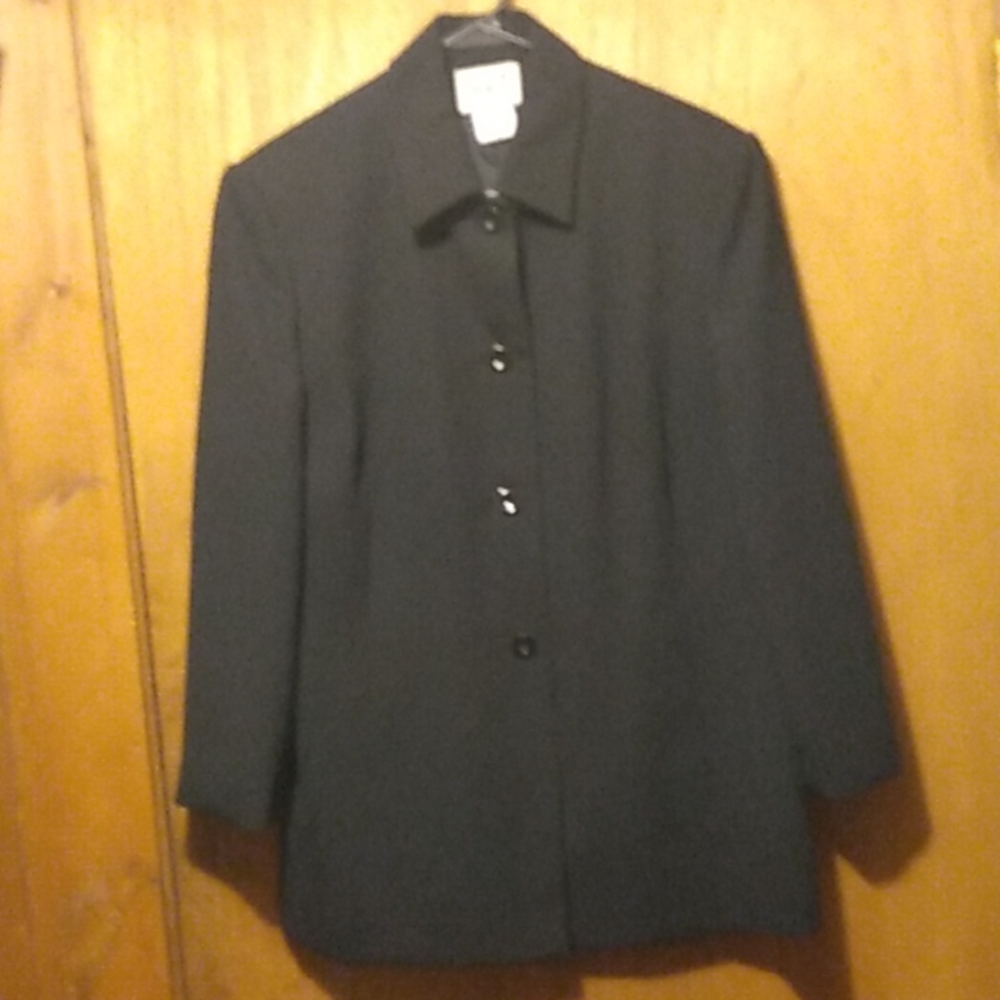 Sleek Vintage Imagio Size 10 Bust 40 Black Blazer